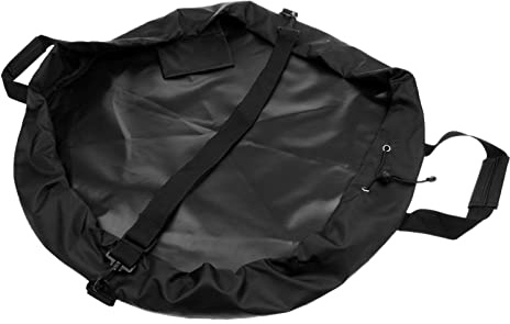 harayaa Strapazierfähige Neoprenanzug Wickelunterlage/wasserdichte Dry Bag mit Tragegriffen, Schwarz