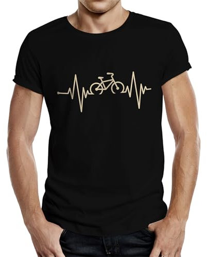 T-Shirt für Radfahrer: Herzschlag Fahrradfahrer