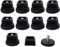 XYWHPGV 10 ensembles de pieds de nivellement 40x40mm Kit d'insertion de tube carré niveleur réglable de glissement de meubles pour les pieds de Table de canapé(f46df 563f6 4ebb1 5aca9 d74ce 50009