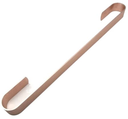 Fixation Murale - Tige De Porte-Serviettes De Douche Monocouche Porte-Serviettes Noir Porte-Serviettes pour Salle De Bain, Cuisine Et Chambre 2 Pièces(Rose Gold,25cm)