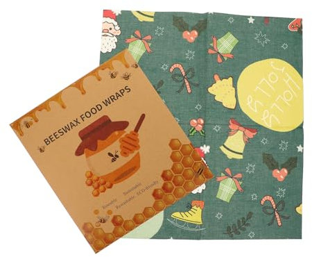 PLAFOPE 3stücke Wiederverwendbare Bienenwachs Lebensmittelverpackungen Umweltfreundliche Aufbewahrung Für Frische Lebensmittel Für Küche Und Unterwegs Verschiedenen Erhältlich