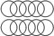 10x Hochwertige O-Ring 1,50 x 1,00 NBR (24,00 x 2,00)