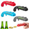 Flaschenöffner, Getränkedosen öffner Lustiger Flaschenöffner Bierdeckelpistole, Bieröffner Gadgets für Party Bar Home Shooting Game, Geschenk für Ihn Papa Ehemann (Gemischte Farben,4PCS)