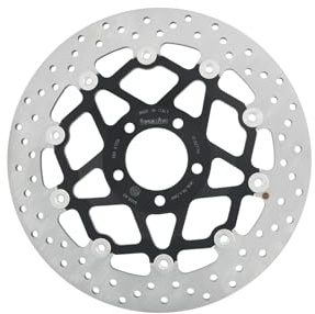 BREMBO 78B408A0 1x Bremsscheibe Vorne Ø310mm gelocht zweiteilige Bremsscheibe schwimmende Kompatibel mit SUZUKI MOTORCYCLES GSF BANDIT