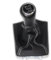 pomo Palanca de Cambios Pomo De Palanca De Cambios para Coche De 6 Velocidades, Cromado Y De Cuero, con Fuelle, para Opel para Astra III H 1.6 2004-2010 pomo Cambio de Marchas(White Line)