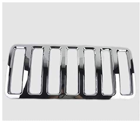 Griglia Anteriore Inserto In Rete Trim Per Jeep Per Compass 2007 2008 2009 2010 ABS Cromato Argento Griglia Radiatore Auto Griglie Anteriori Griglia Renale