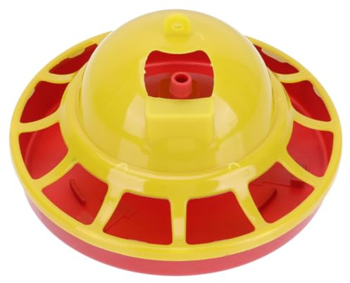 Alasum Wasserbehälter Design aus Geflügel Automatischer Stabilem Futterautomat Pp mit Rundem Robuster und für Tauben Hühner im Tierbedarf für Zoos und Heimtierbedarf