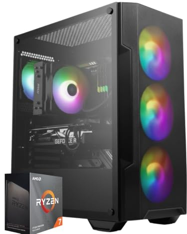 AGM store Pc Gaming serie START RYZEN 7 5700X - Scheda video RTX 5060 8GB - RAM 32GB 3200mhz - SSD 1TB - Wifi - Licenza W11
