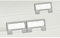Exacompta 55641D 5er Pack Kunststoff-Sichtreiter Office ideal für Trennplatten Karteitrog 54340D, 54240D, 54540D lichtgrau