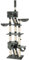 tectake® Árbol para Gatos Rascador, 2 Casetas, Varias Alturas, 3 Plataformas, Protección Antivuelco, Cama Gatos, Juguetes para Gatos, Rascadores para Gatos, Torre Gatos - Gris