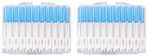 Einweg Interdental Brushes, 80 Stück Interdentalbürsten Extra Soft Für eine besonders sanfte & effiziente Reinigung der Zahnreinigung Zahnzwischenräume Mundpflege Tool