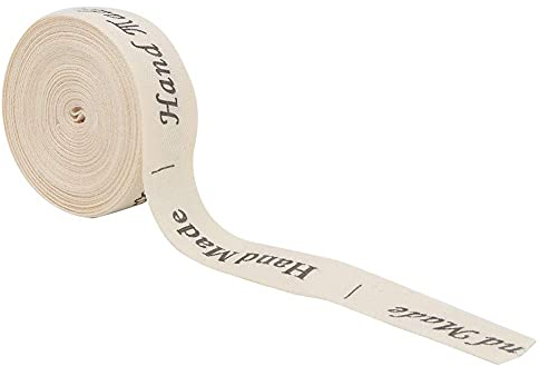 Multi Patterned Cotton Ribbon Schriftarten 1,5 cm Handgefertigt für Paket Liefern Kleidung Label (#1)