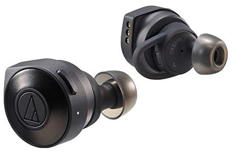 Audio-Technica ATH-CKS5TWBK Solid Bass Wireless in-Ear Headphones, Black