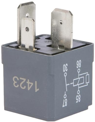 HELLA 4RA 933 332-531 Relais, Arbeitsstrom - 12V - 4-polig - Schaltbild: S2 - Stecker: B - Schließer - Farbe: schwarz - ohne Halter