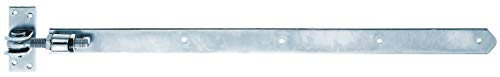 Alberts 318338 Penture | droite, bout arrondi, réglable de 30 mm | zinguée | 660 x 40 mm