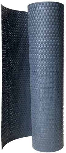 workingHOUSE Terrassen Balkonbespannung Meterware 90 cm Höhe - Sichtschutz aus Polyrattan, Sichtschutzstreifen, Balkon (Anthrazit)