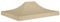 vidaXL Tetto per Tendone per Feste 4,5x3 m Beige 270 g/m²