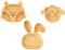 bamboo bamboo ® Baby Plate– Kids and Toddler Bamboo Plate for Babies | Non-Toxic | Cool to The Touch | Ideal for Baby-Led Weaning (Trio of Mini Fox, Bunny, Lamb Plates)