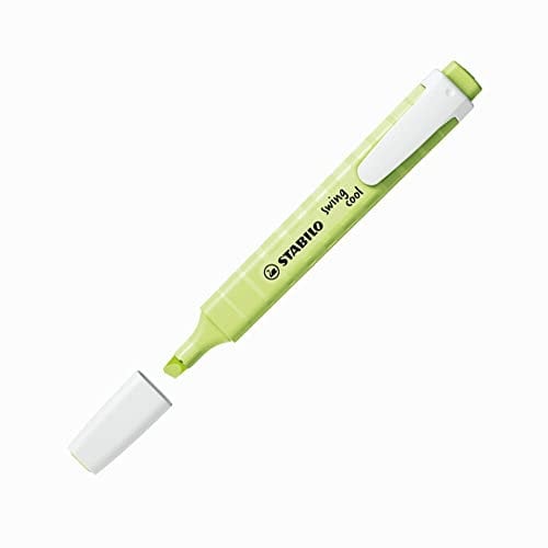 STABILO Pack of 5 1 Cool Swing Highlighter Pastel Edition Lime Zestaa