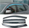WITH001 4 Stück Auto Windabweiser für Nissan Qashqai J10 2007-2015, Hohe Qualität Winddicht Sonnenschutz Schatten Windabweiser