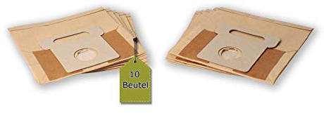10 Staubsaugerbeutel kompatibel mit MOULINEX CN 2... 6 Powerstar, 10 Staubbeutel + 2 Mikro-Filter ähnlich Original Staubsaugerbeutel MOULINEX CQ 9.01