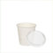 VIRSUS 400 Bicchieri in cartoncino per Caffe 80ml di Colore Bianco Bicchierini biodegradabili in carta per caffè e bevande calde + 400 Coperchi Trasparenti Riciclabili