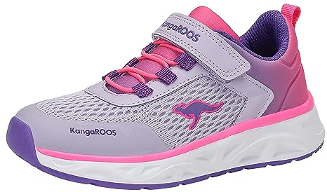 KangaROOS Femme K-ok Swirl Ev Basket, Mauve et Rose Fluo, 39 EU