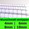 ◼️ Gewächshausplatten ◼️ 700 x 1500 mm ◼️ Doppelstegplatte ◼️ Hohlkammerplatte ◼️ Polycarbonat ◼️ 4 mm ▪️ 6mm ▪️ 8 mm ▪️ 10 mm Stärke ◼️ (4mm | 1 Stück | Wunsch-Zuschnitt)