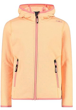 CMP - Kid G-Jacke mit fester Kapuze, Melone-Pfirsich-Weiß, 104