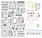 GLOBLELAND Kalenderplaner Transparente Stempel für Scrapbooking Monats-Organizer Klare Stamps Terminplaner Silikonstempel Für Kartengestaltung DIY Prägung Journaling