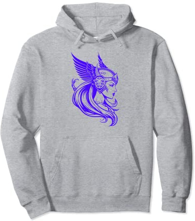 Valkyrie, Krieger, nordisch, Schildjungfer, nordische Mythologie Pullover Hoodie