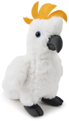Zappi Co Kakadu Plüschtier (26 cm Länge) - Fröhliches und weiches Plüsch für Kinder, bereichert Jede Kinderspielzeugsammlung