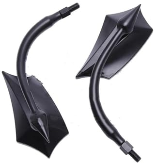 Rückspiegel Spiegel Für Harley Für Davidson Für Road King Street Glide Softail Für Dyna Motorrad Zubehör Schwarz Motorrad Rückansicht Rück Seite Spiegel
