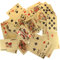 Abaodam 1 Packung Goldfolie Spielkarten Partygeschenke Party Kunststoff Pokerkarten Brettspiel Poker Tragbare Karten Spielkarten Brettspiele Festival Requisiten Partykarten Spiel
