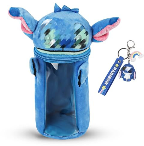 Clvsyh Cartoon Schulbedarf, Anime Pencil Case, Schlüsselanhänger, Federmäppchen Cartoon und Anime Keychain,Briefpapier Anime Geschenk für Mädchen und Jungen