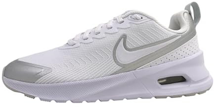 NIKE Damen Air Max Nuaxis Sneaker, White/White-Pure Platinum, 38 EU