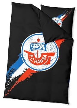 F.C. Hansa Rostock Bettwäsche Kurve 135x200 + 80x80cm