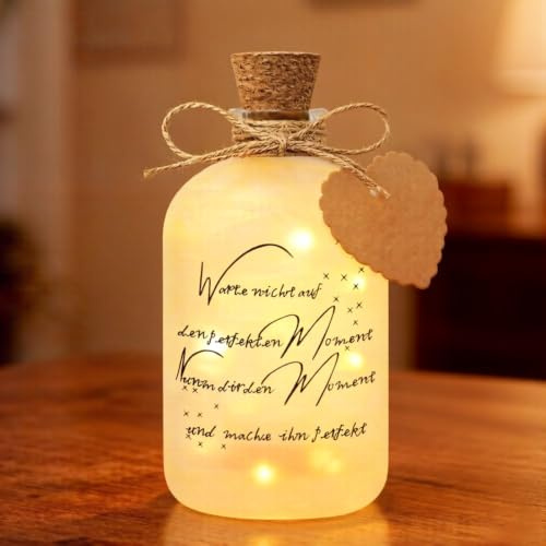 LED Beleuchtete Flaschenlicht Spruch Glückslicht Korken Geburtstagsgeschenk | Flaschenlicht mit Spruch Glückslicht, LED Flaschenlicht mit Spruch, LEDflaschenlichts Beleuchtete Flasche Dekoflasche mit