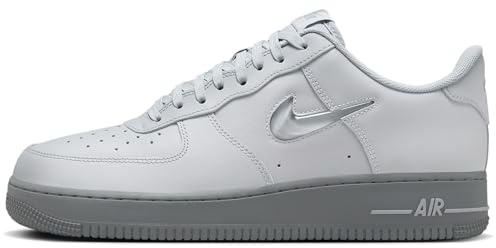 Nike Mens Air Force 1 Sneaker, Wolf Grey Cool Grey, 8 UK