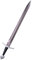 Burgschneider - Einfaches Einhandschwert Silber (Standard, Unisex, Foam) Mittelalter, Fantasy - LARP Weapon