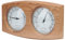 Sauna e Bagno Turco 2 in 1 Termometro Igrometro Doppio per Ambienti Umidi e Asciutti in Legno per Spa Domestica, Uso Interno/esterno