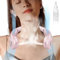 Neck Fans Rechargeable Quiet,Portable Fan with Water Spray Mist,Hands Free Bladeless Fans & Cooling Round Neck,Usb Headphone Wearable Foldable Personal Fan with 360° Airflow for Summer Uk Purple
