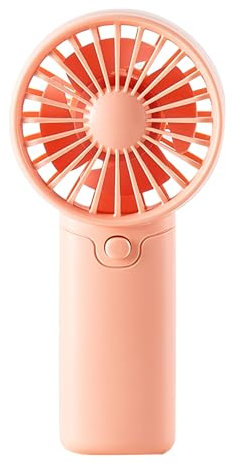 RETUOLWAG Ventilador de mano portátil de 1,5 V, funciona con pilas, pequeño ventilador para viajes al aire libre, oficina, mujeres, camping, viajes