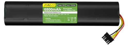 CITYORK 14,4V 6800mAh Akku für Neato Botvac D3 D3+ D5 D5+ D6 D7 Connected Vacuum Batterie