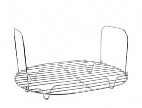 Gegaoicom 304 Stainless Steel Steam Roast Rack for Ninja Foodi Slow Cooker Crock Pot Multi-Purpose Roasting Rack
