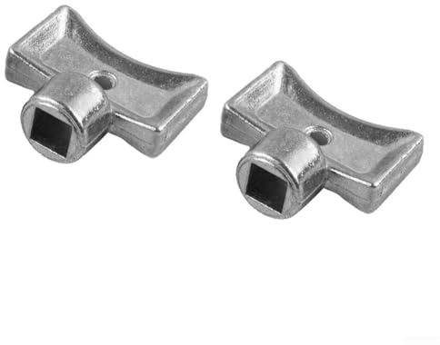 Clé d'aération de radiateur avec douille carrée de 5 x 5 mm, fabriquée en alliage de zinc, conçue pour les soupapes d'échappement standard pour une bonne purge de radiateur (A)