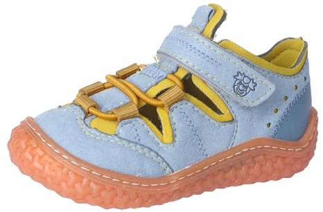 RICOSTA Mädchen und Jungen Kletthalbschuhe Jerry, Kinder Lauflernschuhe, Weite: Mittel, waschbar,vegan