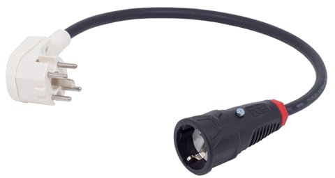 Adapter Perilex auf Schuko Kupplung 16A H07RN-F 3G2,5 | ALPTEG Germany A027 0,5m