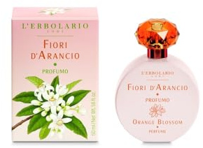 L'Erbolario Fiori d’Arancio – Profumo 50 ml, Note Agrumate e Fiorite con Assoluta di Rosa Turca, Sandalo e Vaniglia – Fragranza Elegante e Armoniosa