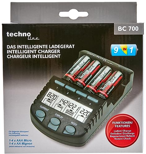La crosse Technology Caricabatterie BC700 - Nero